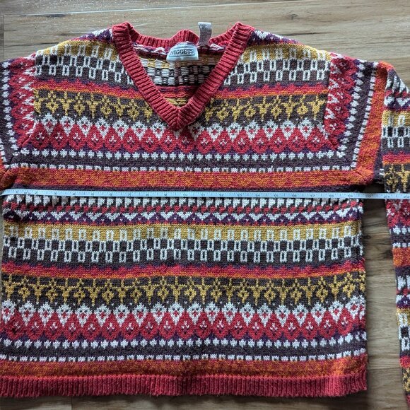 Nuggets Stiped V-Neck Sweater, M - Picture 4 of 6